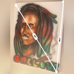 Bob Marley one love painting